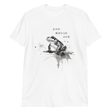 Frog Sumi-e: Basho's Poetic Leap T-Shirt